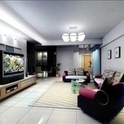 living room734 3d model 3ds max 95497
