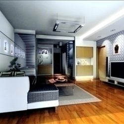 living room760 3d model 3ds max 95645