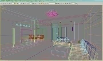 living room764 3d model 3ds max 95654
