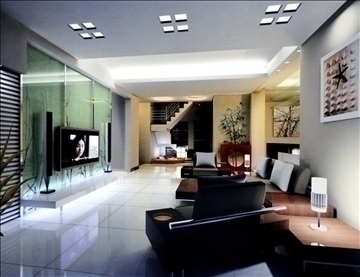 living room791 3d model 3ds max 95706