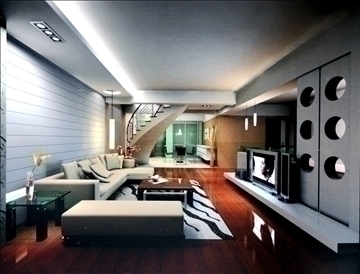 living room803 3d model 3ds max 95730