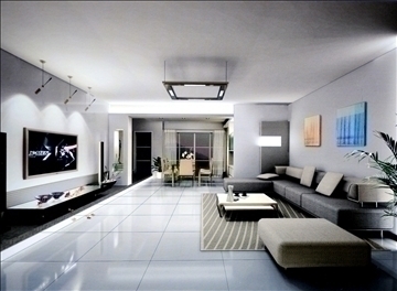 living room828 3d model 3ds max 95778