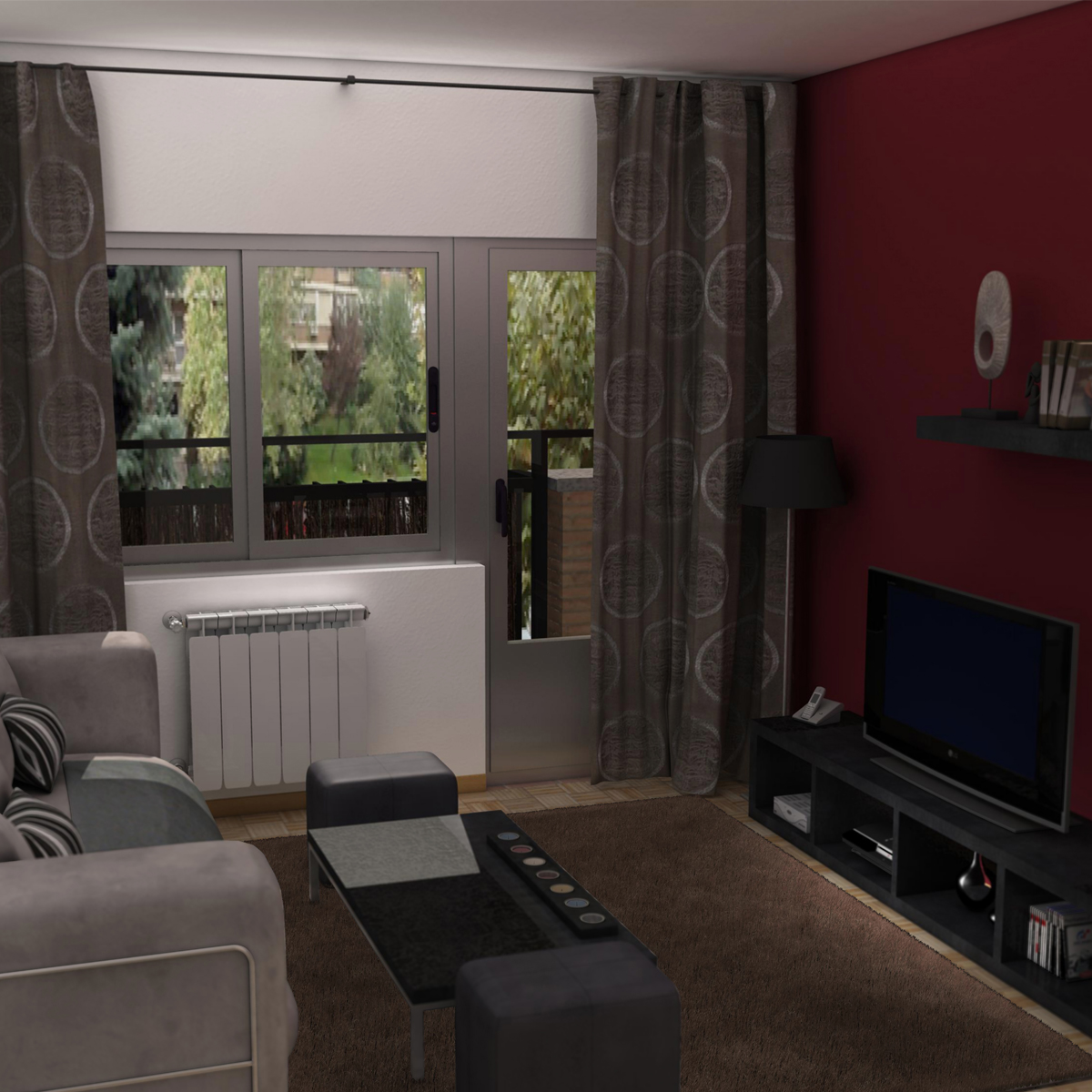 Living room 3D Model – Buy Living room 3D Model | FlatPyramid