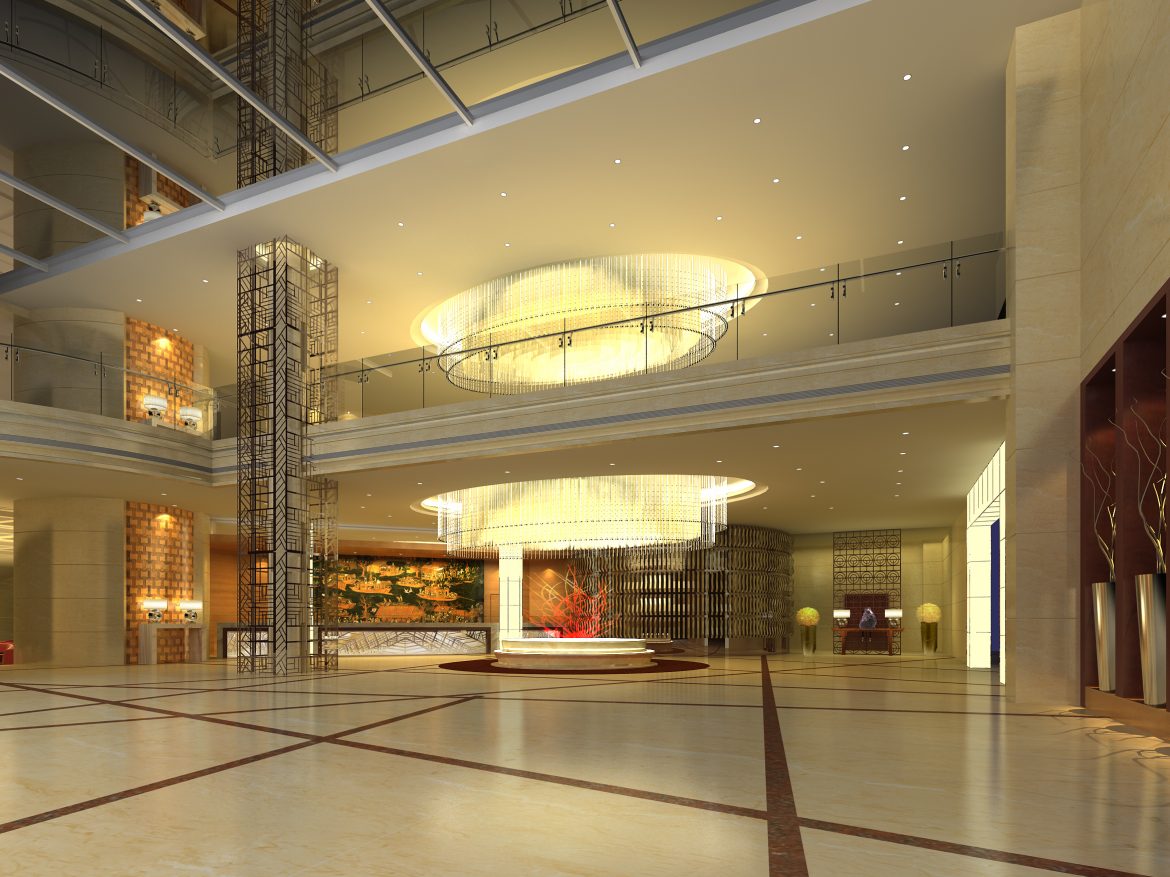 lobby 042 two 3d model max 136811