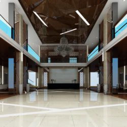 lobby 045 two 3d model max 136819