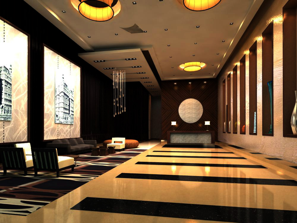 lobby 054 3d model max 142472