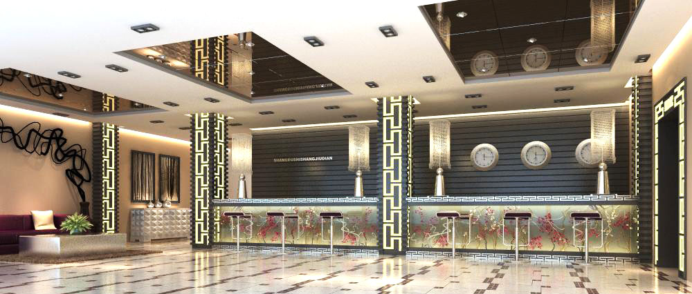 lobby 0663 3d model max 136858