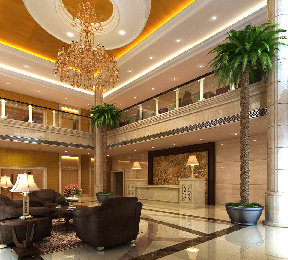 lobby 069 two 3d model max 125836