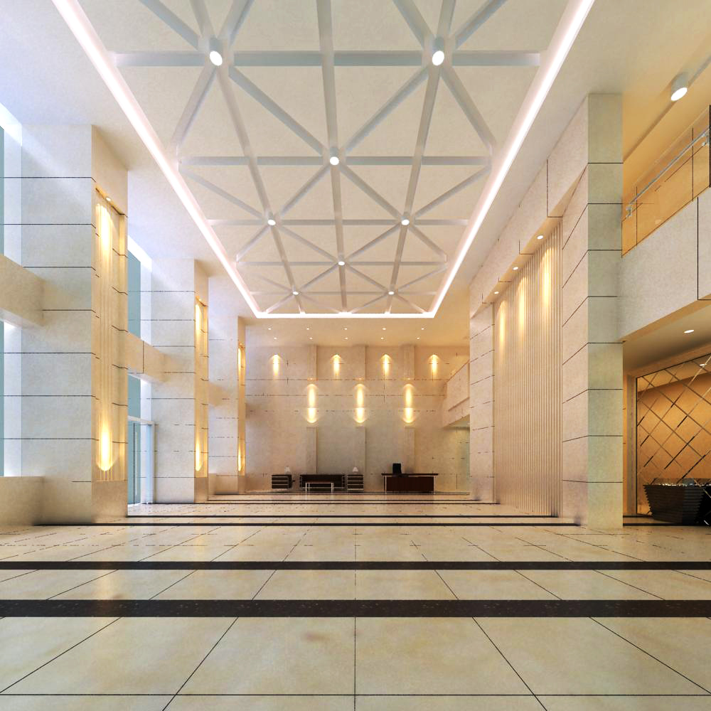 lobby 081 two two 3d model max 143065