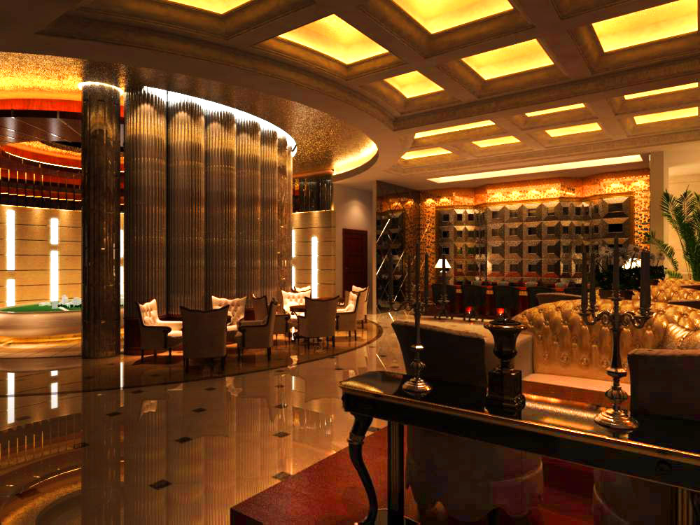 lobby 082 3d model max 125832