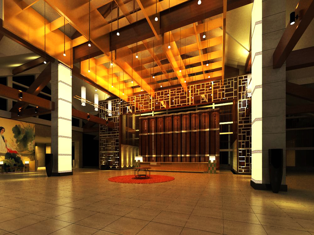 lobby 083 two 3d model max 143078