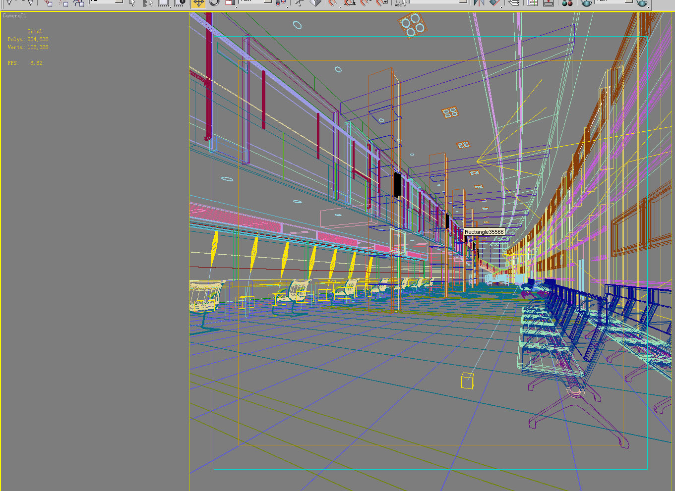 lobby 089 two 3d model max 143588