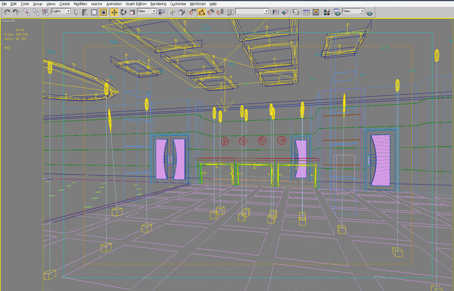lobby 094 two 3d model max 143598