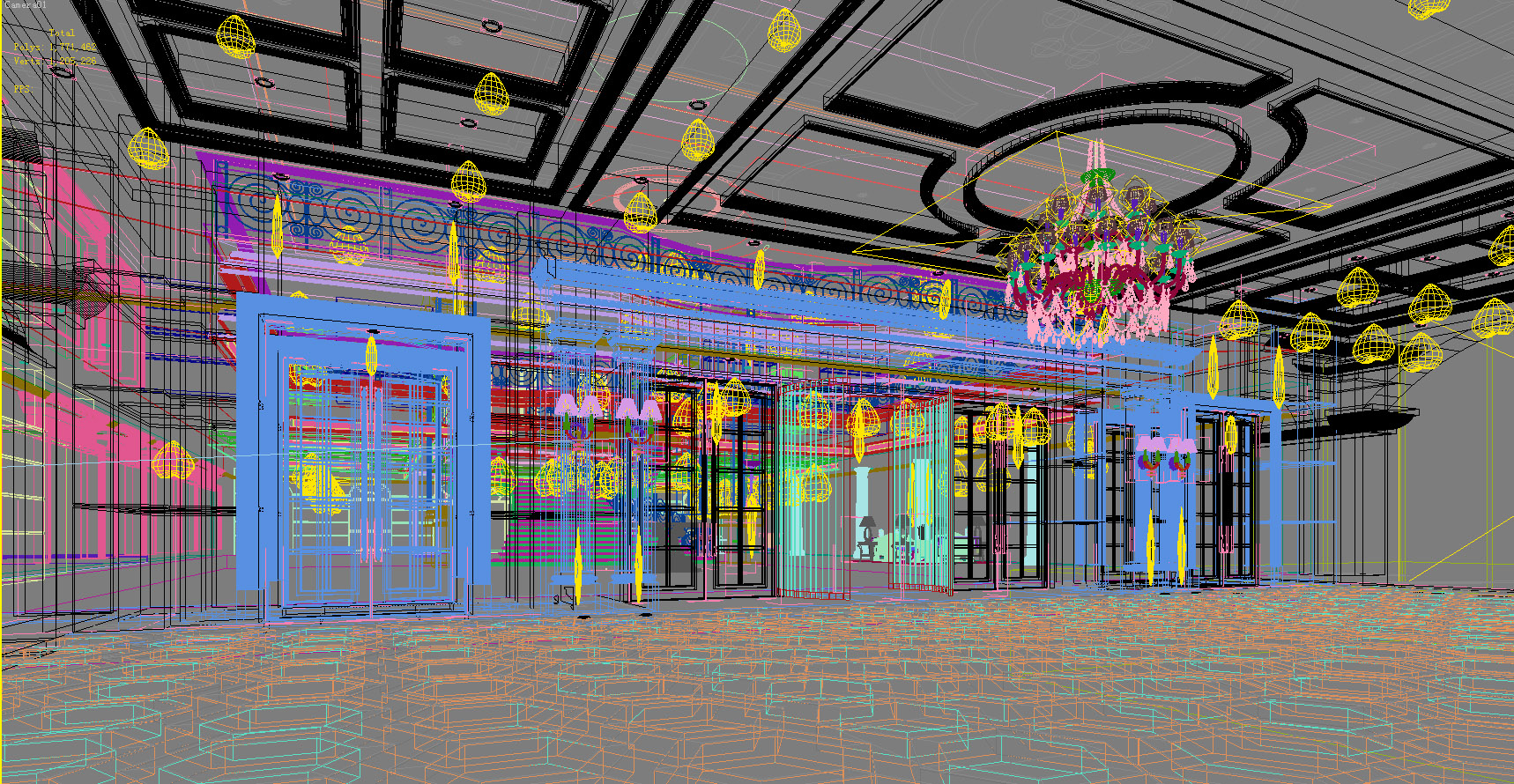 lobby 1091 3d model max 136954