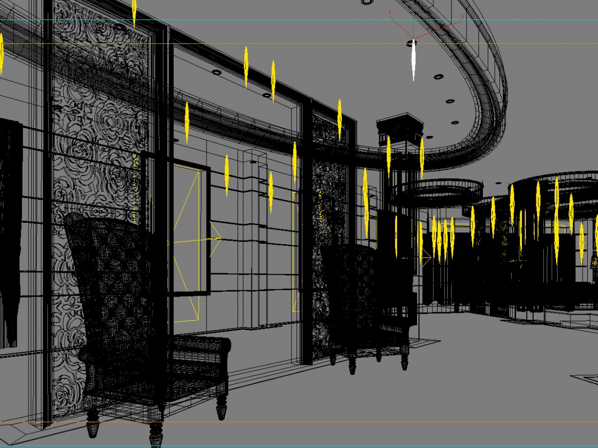 lobby 158 two 3d model max 137084