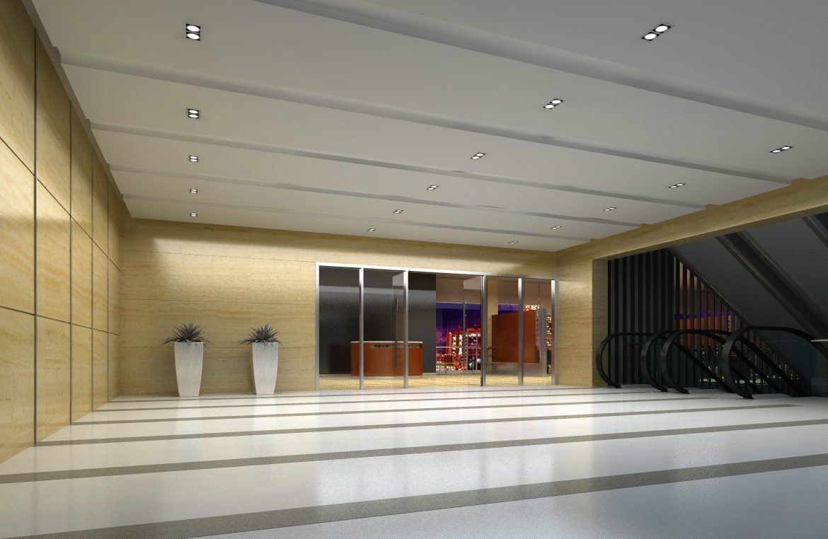 lobby 165 two 3d model max 137089