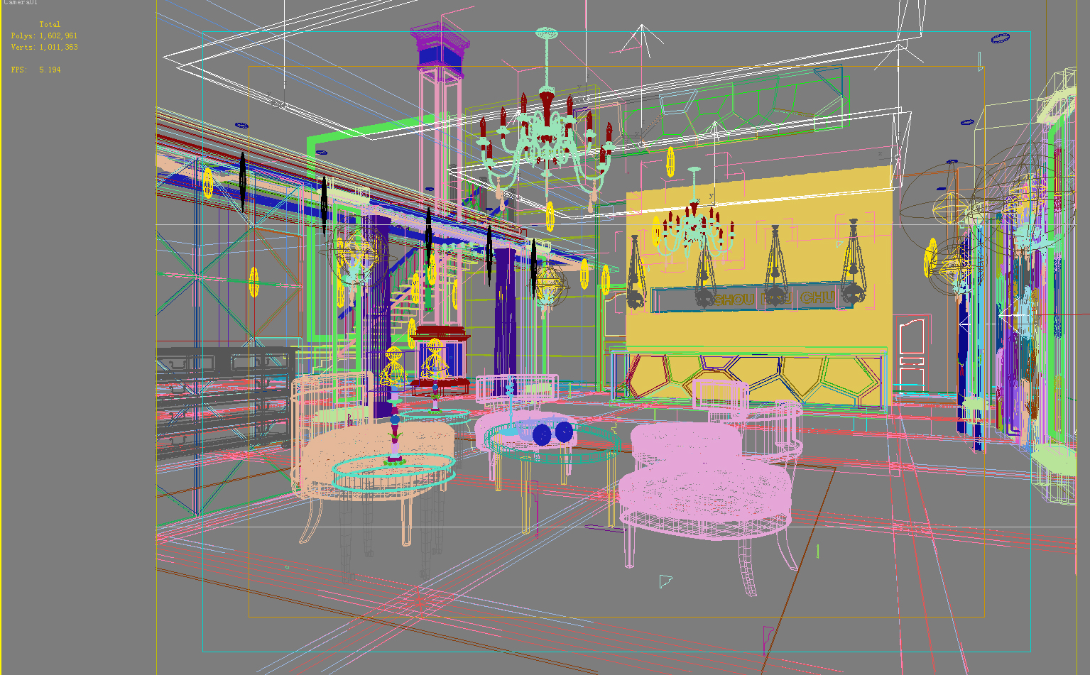 lobby 166 3d model max 121945