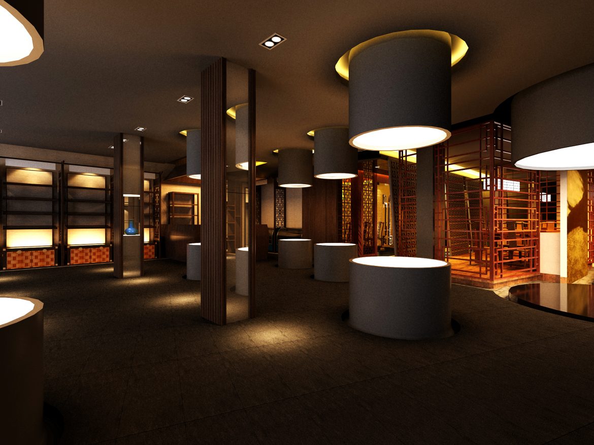 lobby 176 two 3d model max 137111