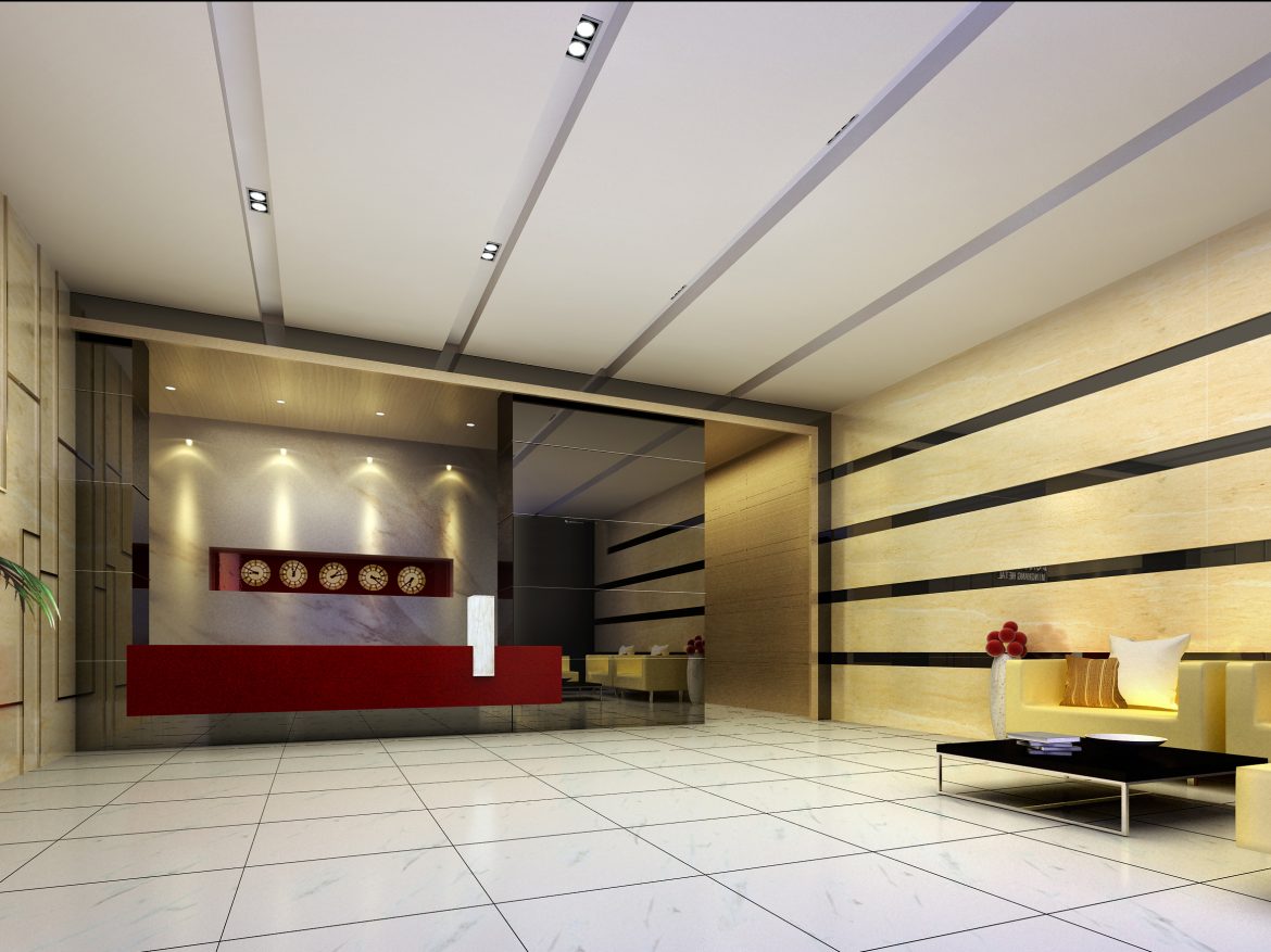 lobby 203 two 3d model max 137165