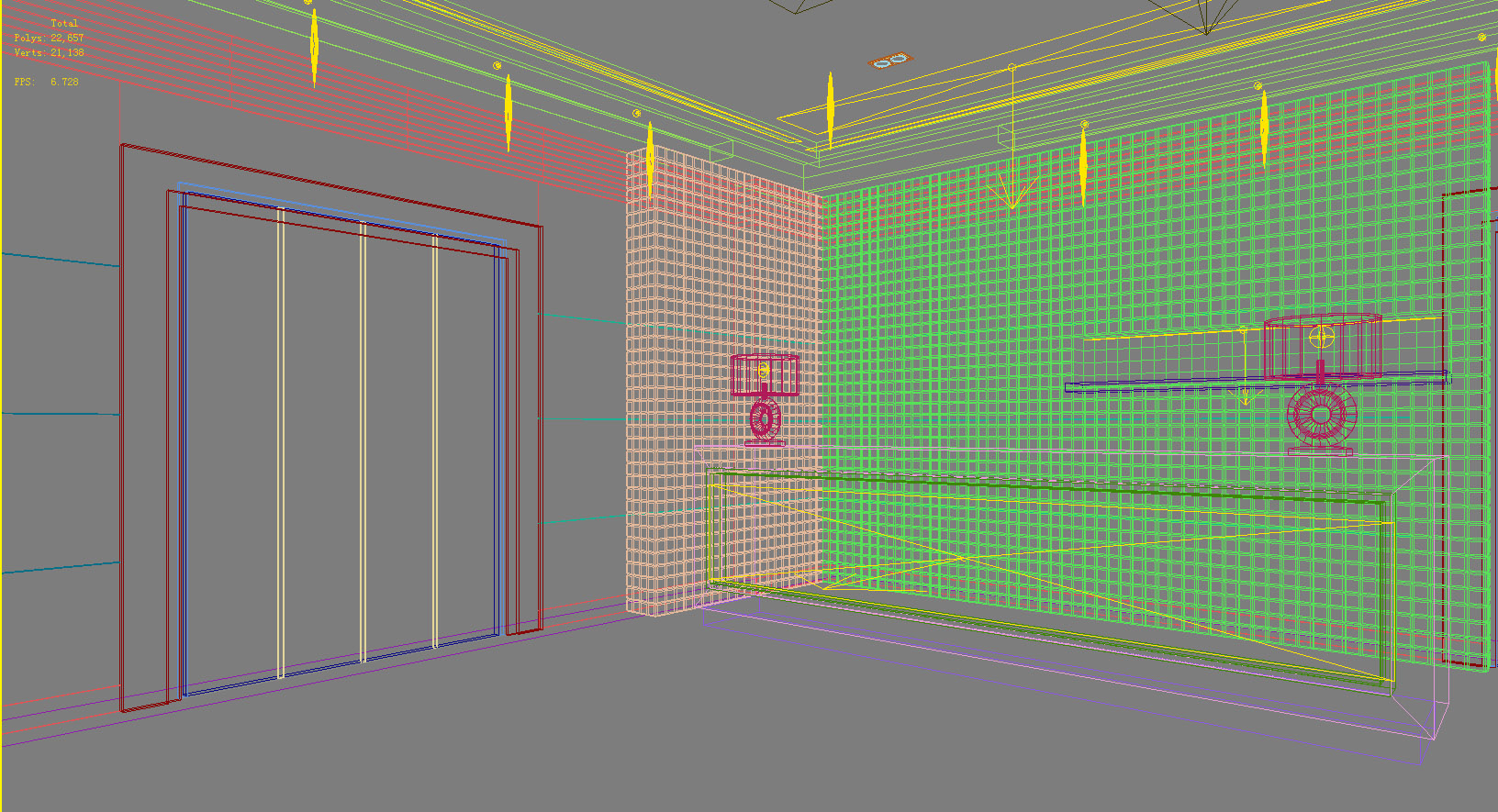 lobby 210 two 3d model max 137180