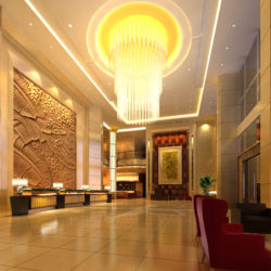 lobby interior 031 3d model max 136789