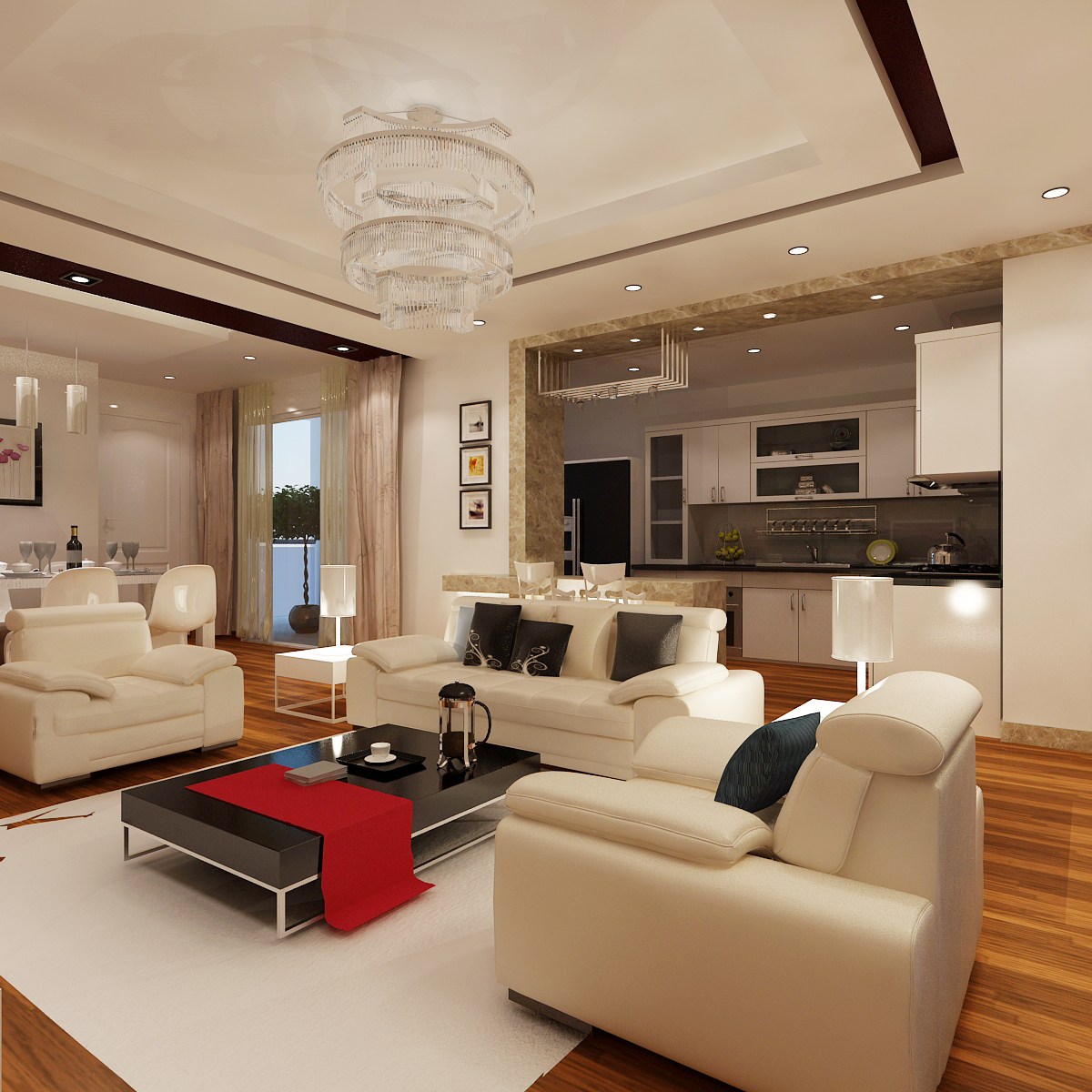 Luxury Detailed House Cutaway 3D Model 3D Model | FlatPyramid