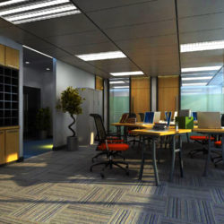 office 023-3 three 3d model max 144006