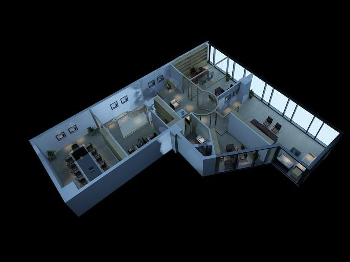 office 070-1 3d model max 137331