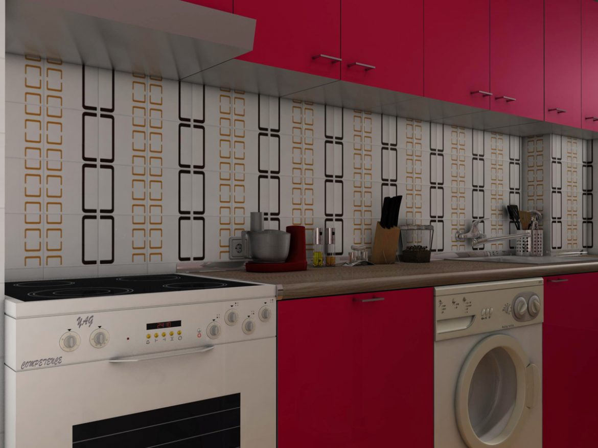 photorealistic kitchen scene 3d model 3ds max fbx c4d ma mb obj 159504