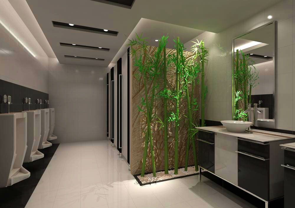 Public Toilet 006 3D Model | FlatPyramid