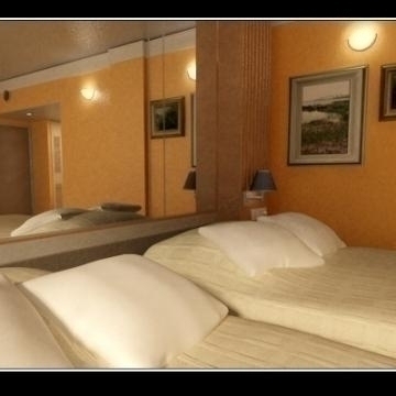 realistic highly detailed hotel room 3d model 3ds max obj 77227