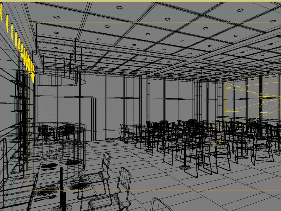 restaurant 018 two two 3d model max 125849