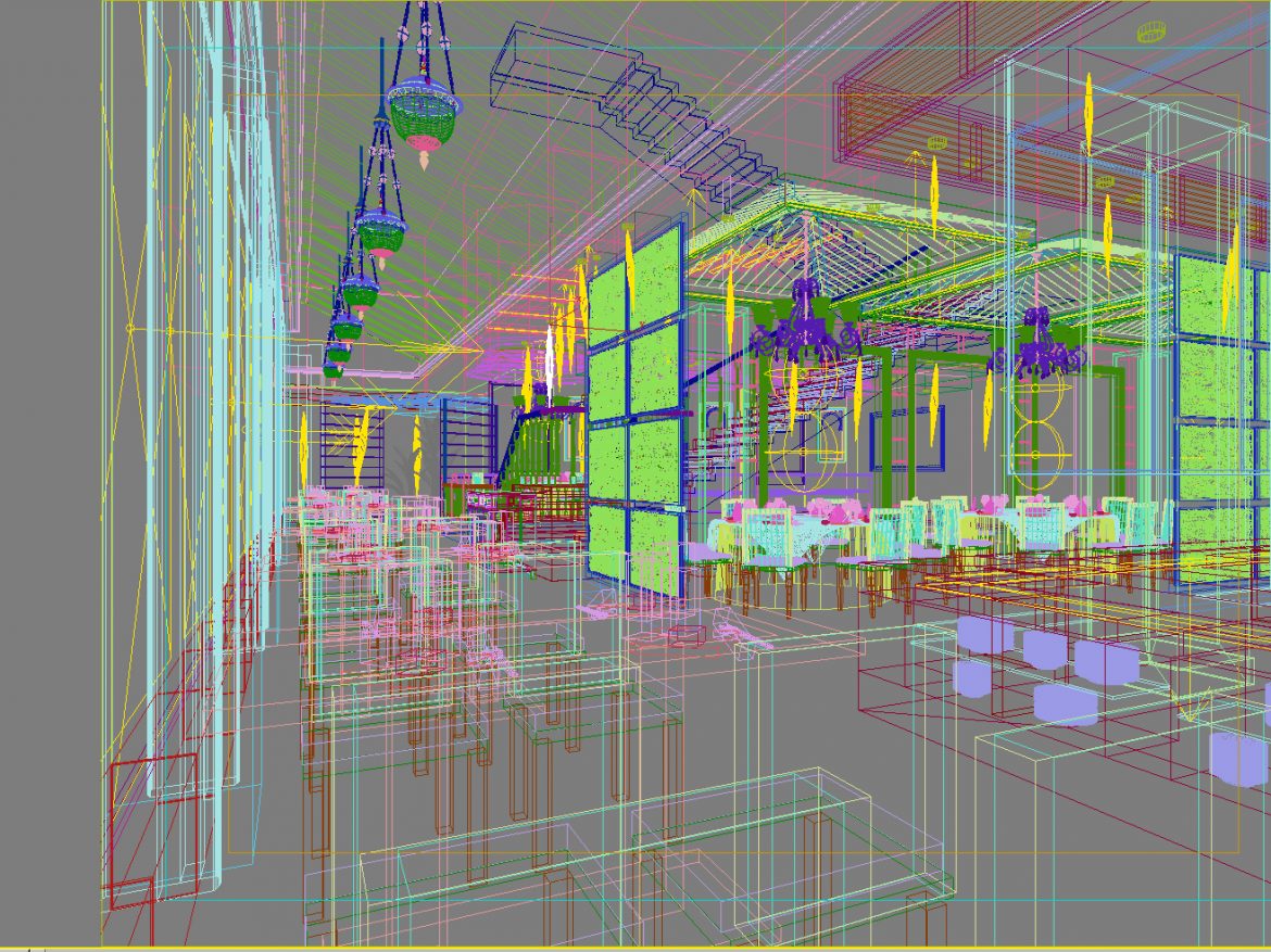 restaurant 024 two two 3d model max 137623