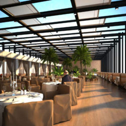 restaurant 100 two two 3d model max 125816