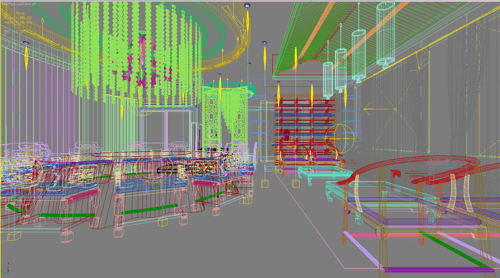 restaurant 110 3d model max 137807