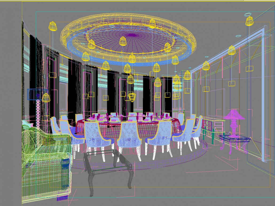 restaurant interior 026 two two 3d model max 137627