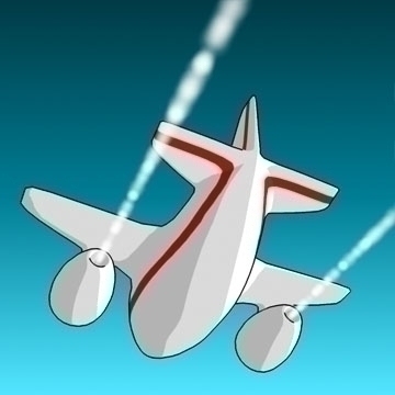 cartoon jet plane 3d model 3ds max 81183