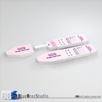 pregnancy test 2 3d model 3ds dxf c4d obj 107620