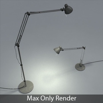 antifoni desk and standing lamp 2 pack – #2 3d model 3ds dwg fbx obj 101991