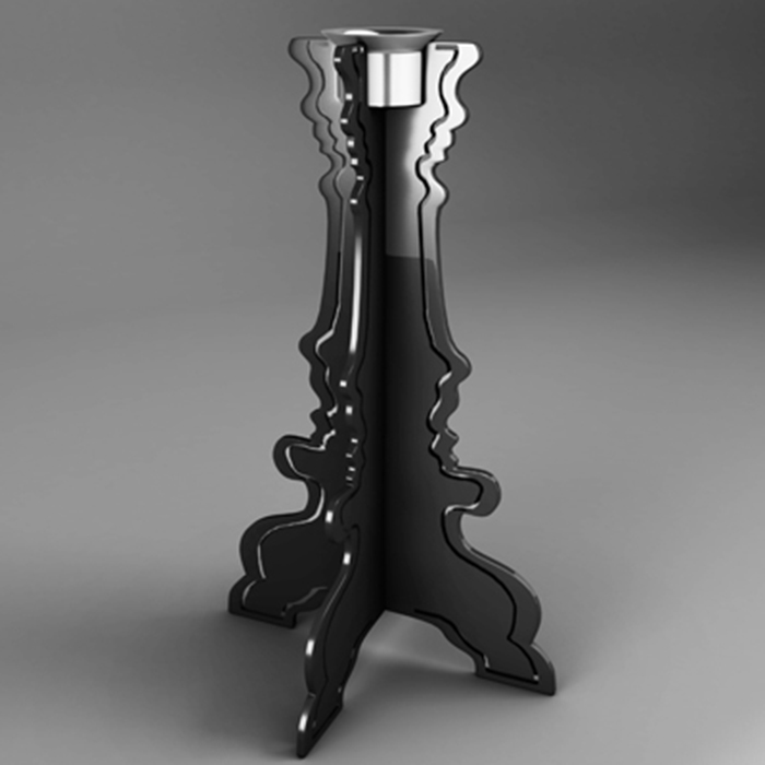 candlestick candelabrum 3d model 3ds ma mb obj 155548