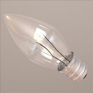 Mini Light Bulb 3D Model - FlatPyramid