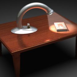 table reading lamp 3d model max 147573