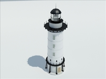 lighthouse v2 3d model 3ds max obj 102399