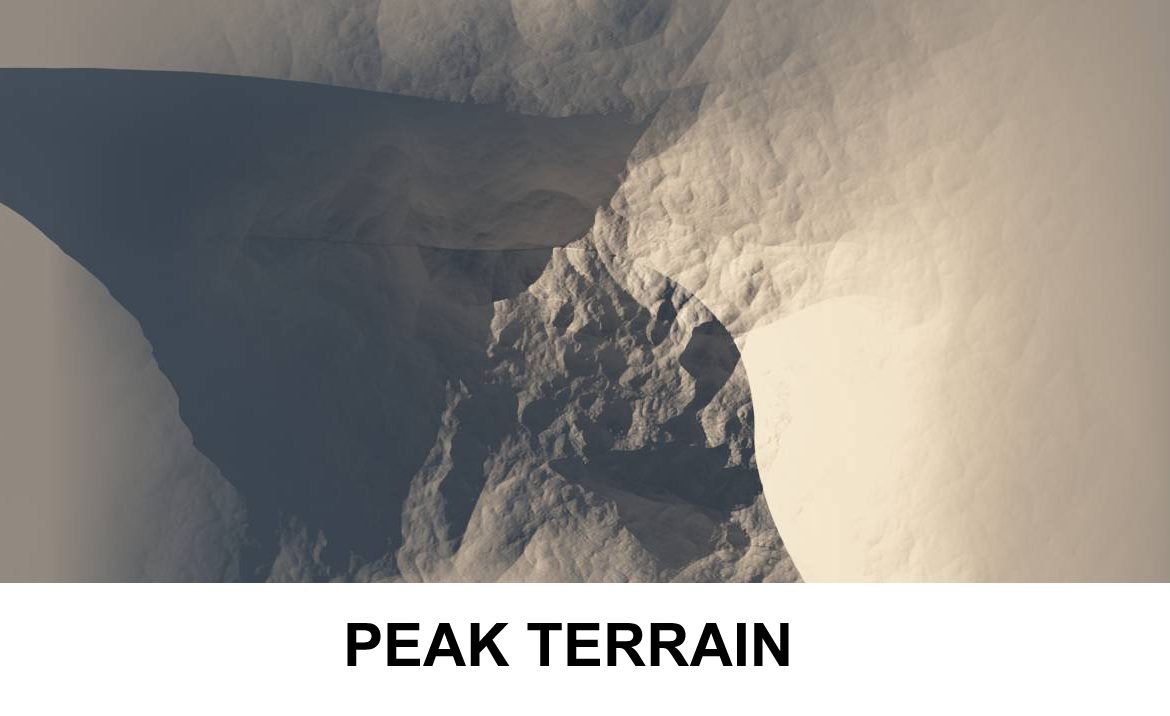 terrain peak 3d model 3ds c4d lwo obj 118411
