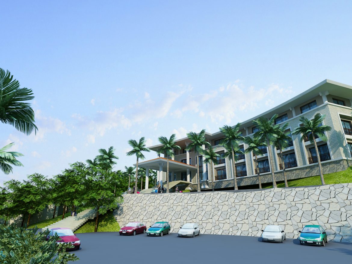 moutain resort hotel 3d model max other 159070