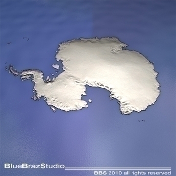 south pole 3d model 3ds dxf c4d obj 102582