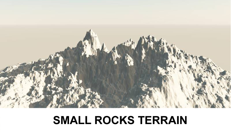 terrain small rocks 3d model 3ds c4d lwo obj 121308