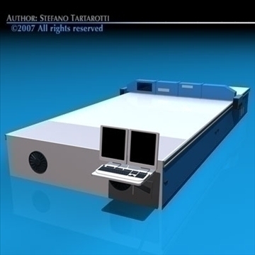 cutting table 3d model 3ds dxf c4d obj 85384