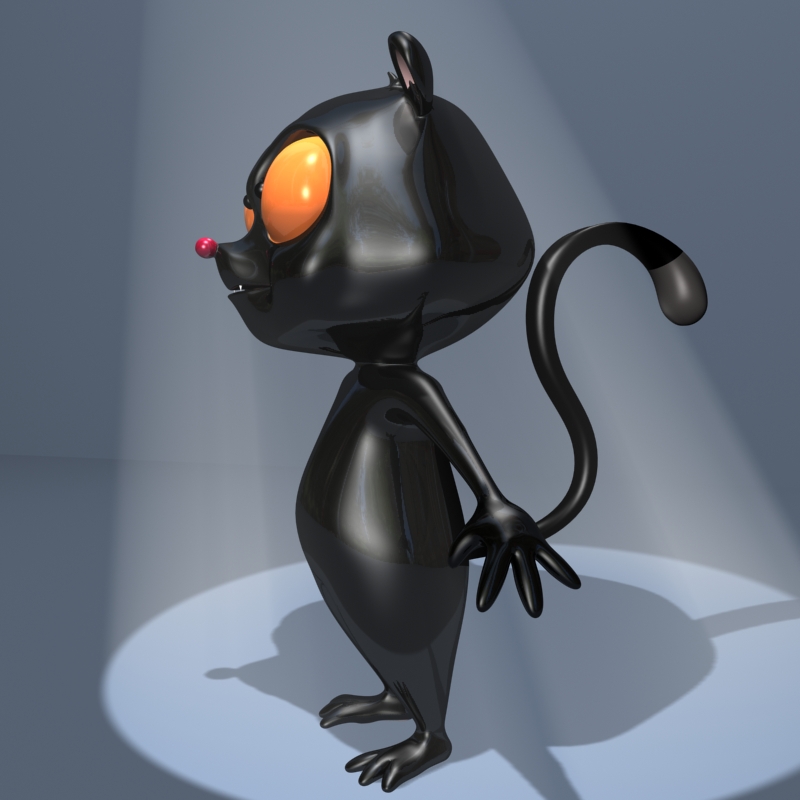 black lemure character 3d model 3ds max fbx lwo obj 145165