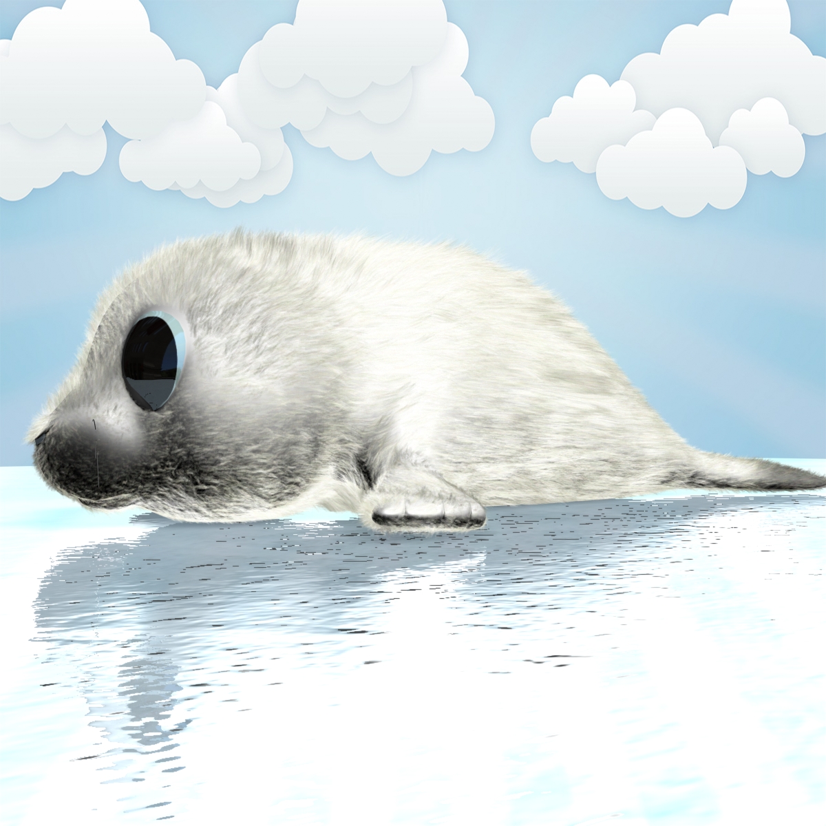 Cartoon Baby Seal Rigged 3D Model – Buy Cartoon Baby Seal ...